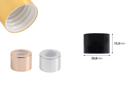 Zatvarač - aluminijumski prsten sa plastičnim unutrašnjim čepom-2