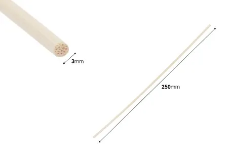 Ratan štapići 3x250 mm za osveživač prostora - 100 kom-2