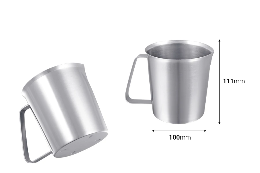 Posuda od nerđajućeg čelika (Inox) sa menzurom i drškom 700mL-dimenzije_slike