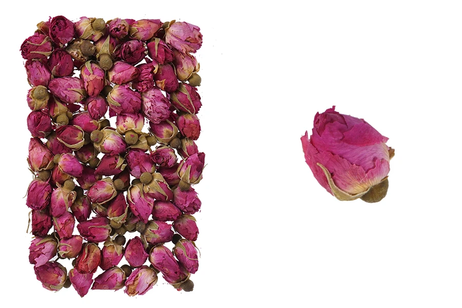 Suvi roze pupoljci ruže za dekoraciju - 25 gr-dimenzije_slike