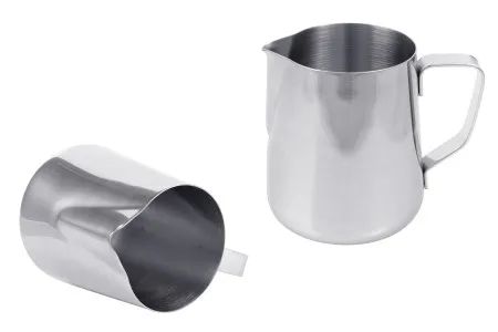 Posuda od nerđajućeg čelika (Inox) sa menzurom i drškom 350mL-1
