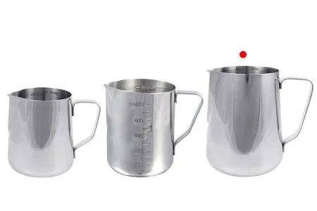 Posuda od nerđajućeg čelika (Inox) sa menzurom i drškom 900mL-3