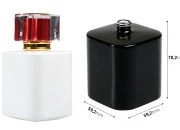 Staklena luksuzna bočica za parfeme 100 ml (15/400) u crnoj ili beloj boji Staklena luksuzna bočica za parfeme 100 ml (15/400) u crnoj ili beloj boji
