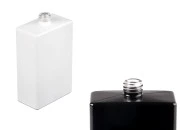 Staklena pravougaona parfemska bočica 100mL (15/400) crne ili bele boje