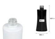 Staklena bočica za parfeme 50mL ovalna u crnoj ili beloj boji (18/415)-dimenzije_slike