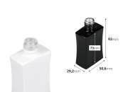 Staklena bočica za parfeme 50mL pravougaona u crnoj ili beloj boji (18/415) Staklena bočica za parfeme 50mL pravougaona u crnoj ili beloj boji (18/415)