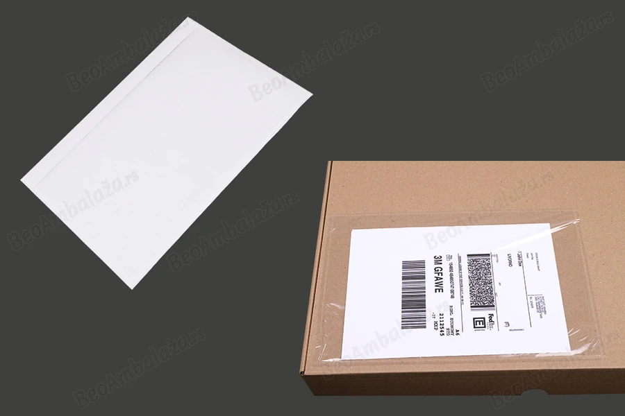 Samolepljive koverte za kurirska prateća dokumenta (packing liste) 270x180 mm - 100 kom-slika_proizvoda