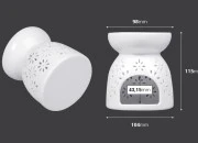 Keramički osveživač prostora za svećice i aromatična ulja Keramički osveživač prostora za svećice i aromatična ulja