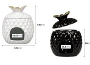 Keramički osveživač prostora za svećice i aromatična ulja u obliku ananasa-dimenzije_slike