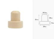 Čep od sintetičke silikonske plute f18,5 mm