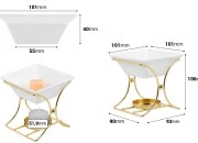 Četvrtasti metalni osveživač prostora sa keramičkom posudom za voskove i ulja-dimenzije_slike