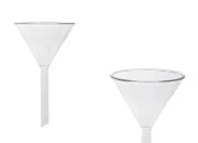 Stakleni levak prečnika 40 mm (prečnik cevčice 8 mm) Stakleni levak prečnika 40 mm (prečnik cevčice 8 mm)