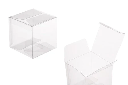 Sklopiva providna PET kutija za pakovanje 70x70x70 mm - 50 kom-1