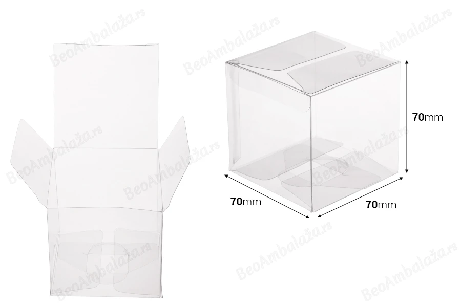 Sklopiva providna PET kutija za pakovanje 70x70x70 mm - 50 kom-dimenzije_slike