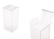 Sklopiva providna PET kutija za pakovanje 70x70x160 mm - 50 kom Sklopiva providna PET kutija za pakovanje 70x70x160 mm - 50 kom