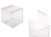 Sklopiva providna PET kutija za pakovanje 90x90x90 mm - 50 kom Sklopiva providna PET kutija za pakovanje 90x90x90 mm - 50 kom