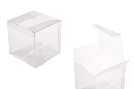 Sklopiva providna PET kutija za pakovanje 90x90x90 mm - 50 kom-1