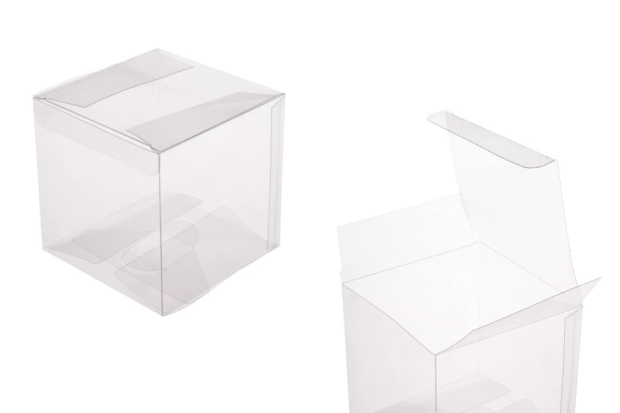Sklopiva providna PET kutija za pakovanje 90x90x90 mm - 50 kom Sklopiva providna PET kutija za pakovanje 90x90x90 mm - 50 kom