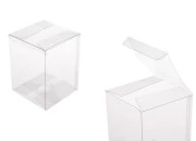 Sklopiva providna PET kutija za pakovanje 90x90x120 mm - 50 kom Sklopiva providna PET kutija za pakovanje 90x90x120 mm - 50 kom