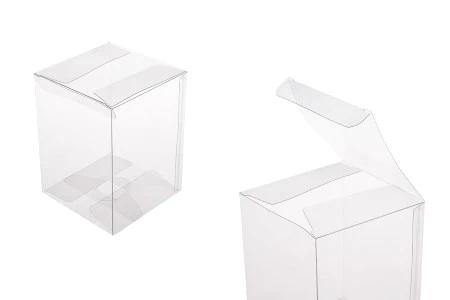 Sklopiva providna PET kutija za pakovanje 90x90x120 mm - 50 kom-1