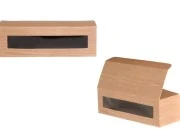 Kartonska kutija 135x46x42mm sa prozorom, u dezenu drveta, za 3 teglice za kreme od 30mL - 50 kom Kartonska kutija 135x46x42mm sa prozorom, u dezenu drveta, za 3 teglice za kreme od 30mL - 50 kom