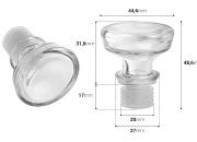 Stakleni čep f19,5 mm Stakleni čep f19,5 mm-dimenzije_slike