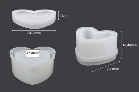 Silikonski kalup za epoksi smolu u obliku srca-dimenzije_slike