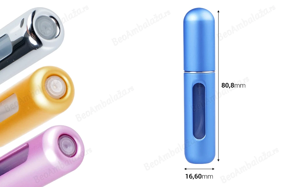 Bočica sa sprejom za parfeme 5mL (punjenje direktno iz flaše)-dimenzije_slike