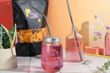 Providna plastična (PET) ambalaža 350 mL sa aluminijumskim zatvaračem (sa rupom za slamčicu) - 6 kom-5
