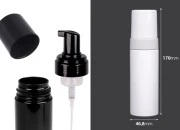 PET plastična flašica 150mL sa pumpicom za penu - 12 kom-dimenzije_slike