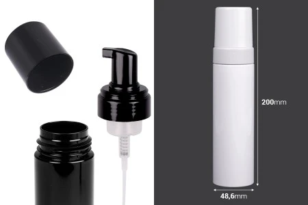 PET plastična bočica 200mL sa pumpicom za penu - 12 kom-2