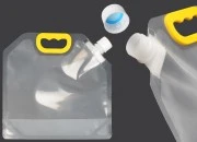 DoyPack kesica za tečnosti 2 L providna sa belim sigurnosnim zatvaračem i ručkom – 10 kom DoyPack kesica za tečnosti 2 L providna sa belim sigurnosnim zatvaračem i ručkom – 10 kom