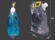 DoyPack kesica za tečnosti 2 L providna sa belim sigurnosnim zatvaračem i ručkom – 10 kom DoyPack kesica za tečnosti 2 L providna sa belim sigurnosnim zatvaračem i ručkom – 10 kom