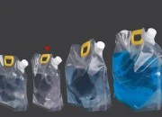 DoyPack kesica za tečnosti 2 L providna sa belim sigurnosnim zatvaračem i ručkom – 10 kom DoyPack kesica za tečnosti 2 L providna sa belim sigurnosnim zatvaračem i ručkom – 10 kom
