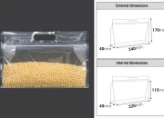 DoyPack kesice 240x40x170mm providne sa zip zatvaranjem i mogućnošću termo zatvaranja – 50 kom