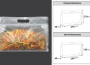 DoyPack kesice 275x40x210mm poluprovidne sa zip zatvaranjem i mogućnošću termo zatvaranja – 50 kom