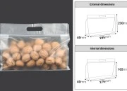 DoyPack kesice 295x40x230mm poluprovidne sa zip zatvaranjem i mogućnošću termo zatvaranja – 50 kom