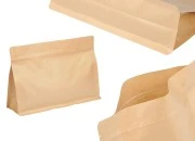 DoyPack kesice 240x40x170mm kraft sa zip zatvaranjem i mogućnošću termo zatvaranja – 50 kom DoyPack kesice 240x40x170mm kraft sa zip zatvaranjem i mogućnošću termo zatvaranja – 50 kom