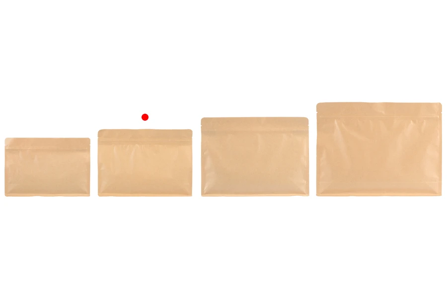 DoyPack kesice 255x40x190mm kraft sa zip zatvaranjem i mogućnošću termo zatvaranja – 50 kom DoyPack kesice 255x40x190mm kraft sa zip zatvaranjem i mogućnošću termo zatvaranja – 50 kom