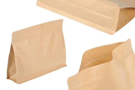 DoyPack kesice 275x40x205mm kraft sa zip zatvaranjem i mogućnošću termo zatvaranja – 50 kom-1