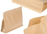 DoyPack kesice 295x40x230mm kraft sa zip zatvaranjem i mogućnošću termo zatvaranja – 50 kom