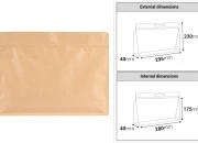 DoyPack kesice 295x40x230mm kraft sa zip zatvaranjem i mogućnošću termo zatvaranja – 50 kom