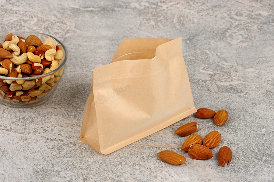 DoyPack kesice 295x40x230mm kraft sa zip zatvaranjem i mogućnošću termo zatvaranja – 50 kom-grupa_slika