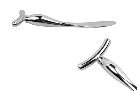 Pribor – spatula metalna za negu i masažu lica-1
