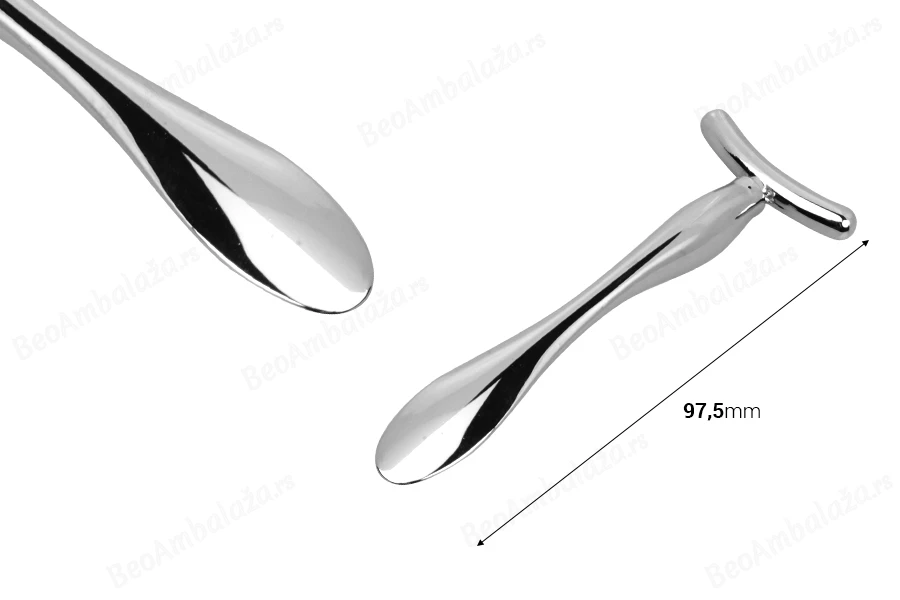 Pribor – spatula metalna za negu i masažu lica-dimenzije_slike