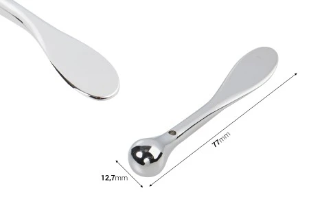 Spatula za kremu metalna 77 mm sa okruglim krajem – 6 kom-2