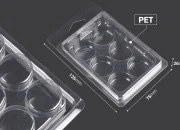 Plastični (PET) kalup sa 6 mesta za krugove voska (melts) - 20 kom Plastični (PET) kalup sa 6 mesta za krugove voska (melts) - 20 kom
