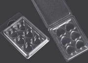 Plastični (PET) kalup sa 6 mesta za srca od voska (melts) - 20 kom