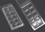 Plastični (PET) kalup sa 10 mesta za kocke voska (melts) - 20 kom Plastični (PET) kalup sa 10 mesta za kocke voska (melts) - 20 kom