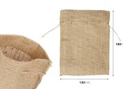 Vrećica 130x180 mm od lana u prirodnoj boji – 25 kom Vrećica 130x180 mm od lana u prirodnoj boji – 25 kom